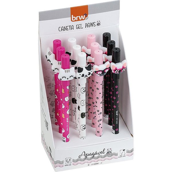 Caneta Esferografica Divert GEL PAWS APAG.0.7MM 4MO DP.C/12