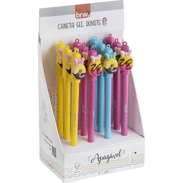 Caneta Esferografica Divert GEL Donuts APAG 0.7MM DP.C/12