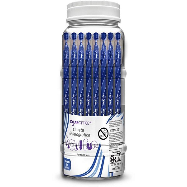 Caneta Esferografica WOW FUN 0.7MM Preta POTE-30