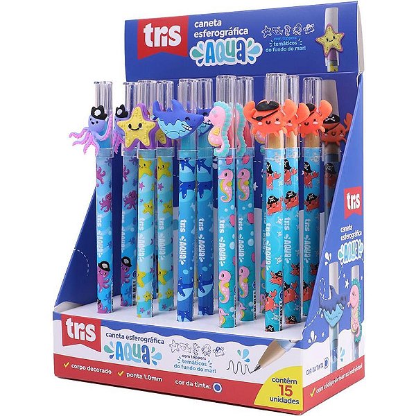 Caneta Esferografica TRIS Aqua 1.0MM 5 Modelos DP.C/15
