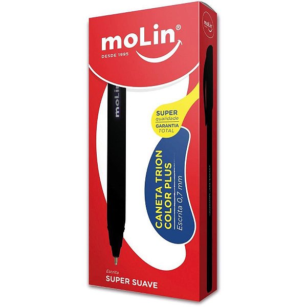 Caneta Esferografica Trion Preta CX.C/12
