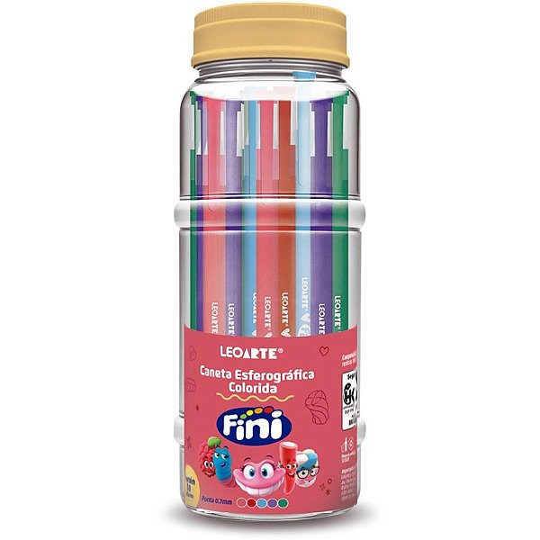 Caneta Esferografica Fini 0.7MM 5CORES POTE-50