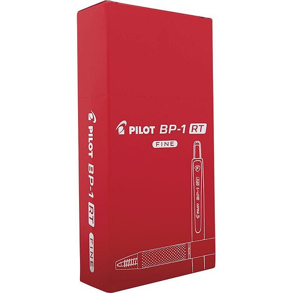 Caneta Esferografica Retratil BP-1RT-F 0.7MM Vermelha CX.C/12