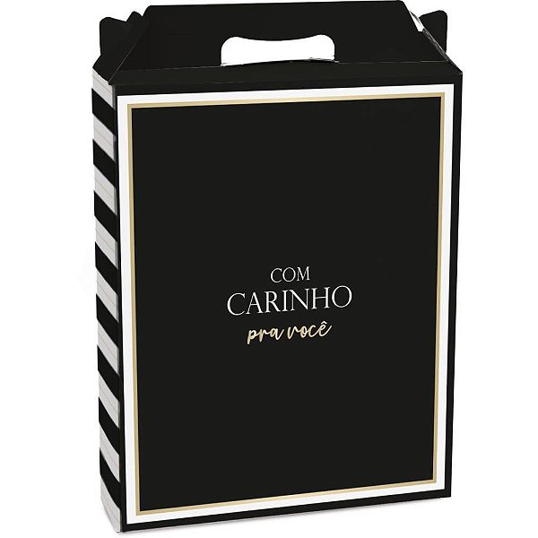 Caixa para Presente RET VERT Maison 18X7,5X21CM PT PCT.C/10