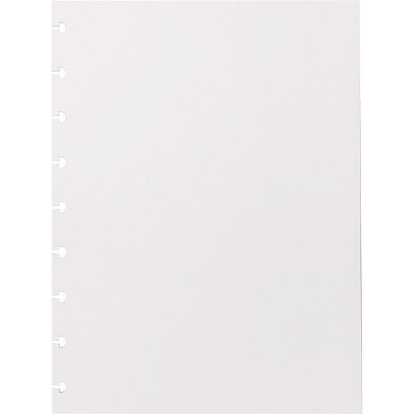 Caderno Inteligente Refil Medio Liso 90G. 50FLS. Pacote