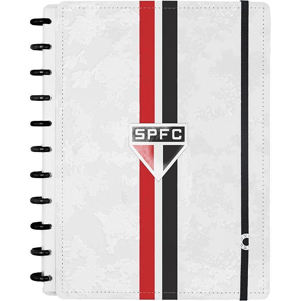 Caderno Inteligente Grande São Paulo Tricolor Paulista 80