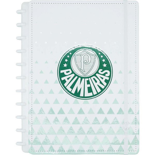 Caderno Inteligente Grande Palmeiras Alviverde 80FLS