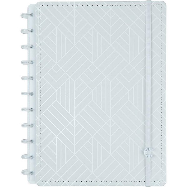 Caderno Inteligente Grande ICE GREY 80FLS