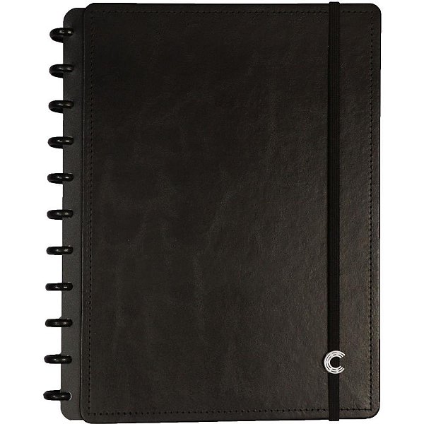 Caderno Inteligente Grande BLACK 80FLS.