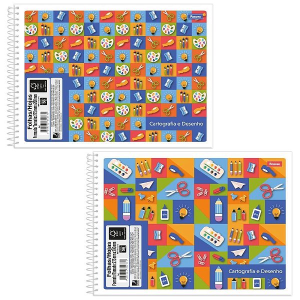Caderno Desenho Universitario 48FLS. S/SEDA PCT.C/10