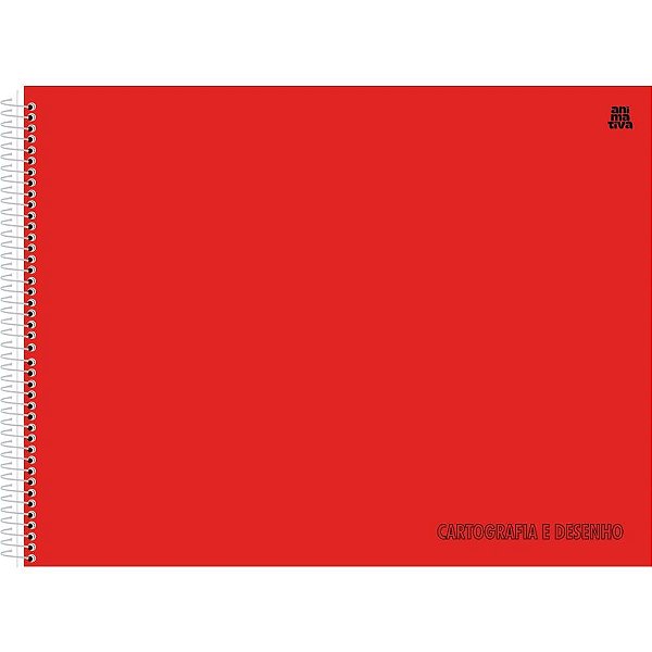 Caderno Desenho UNIV Capa Dura Vermelho 60F PCT.C/05
