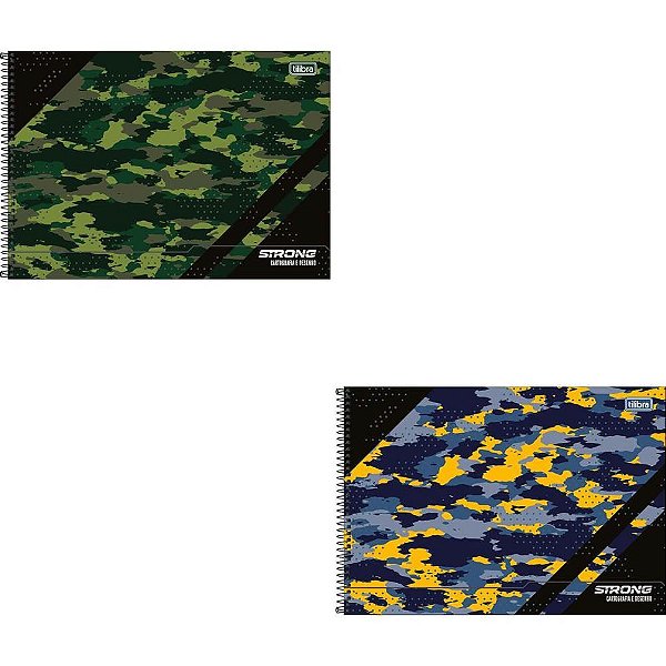 Caderno Desenho UNIV Capa Dura STRONG 80FLS. Espiral PCT.C/02
