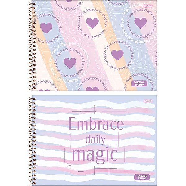 Caderno Desenho UNIV Capa Dura LA Creme 80FLS. PCT.C/04