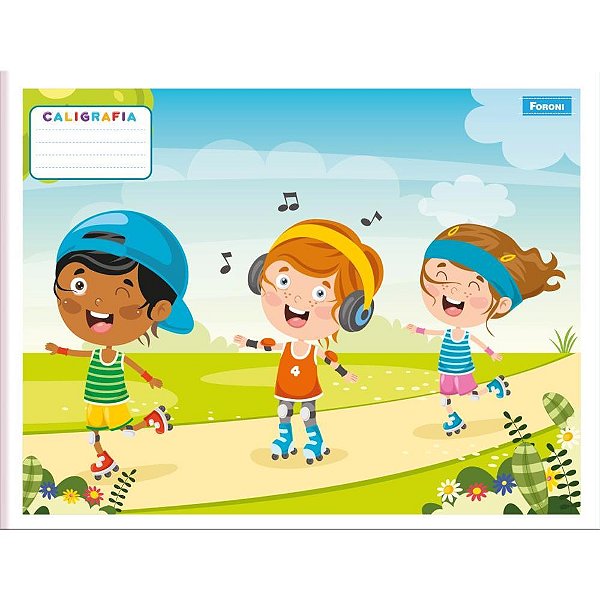 Caderno Caligrafia Brochura 40FLS. PCT.C/20