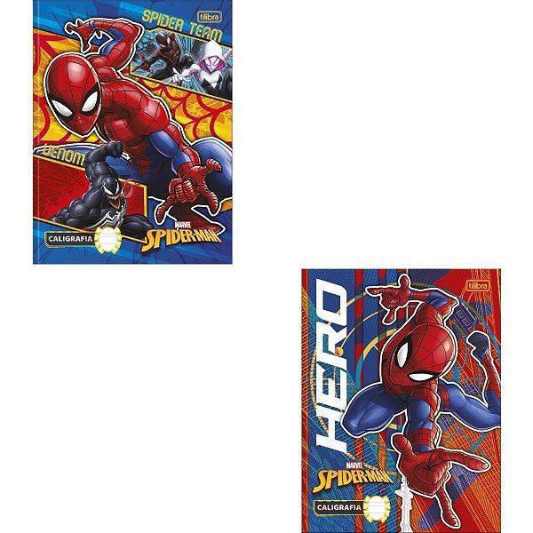 Caderno Caligrafia Capa Dura Spider MAN 40FL VERT. BROC PCT.C/05