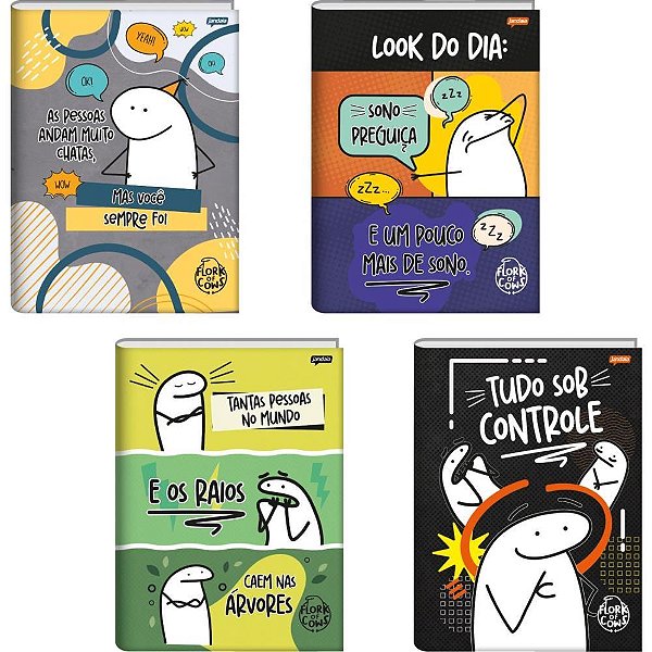 Caderno Brochurao Capa Dura FLORK 80FLS. PCT.C/05