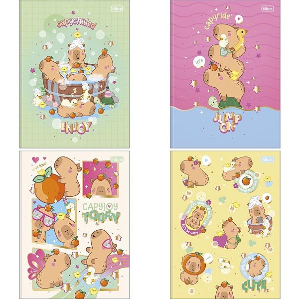 Caderno Brochurao Capa Dura Capivara PYCLUB 80FLS PCT.C/05