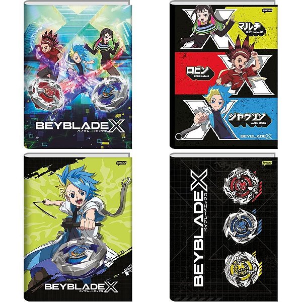 Caderno Brochurao Capa Dura Beyblade 80FLS. PCT.C/05