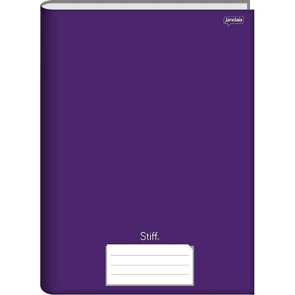 Caderno Brochura 1/4 Capa Dura STIFF 96 Folhas Lilas C/05