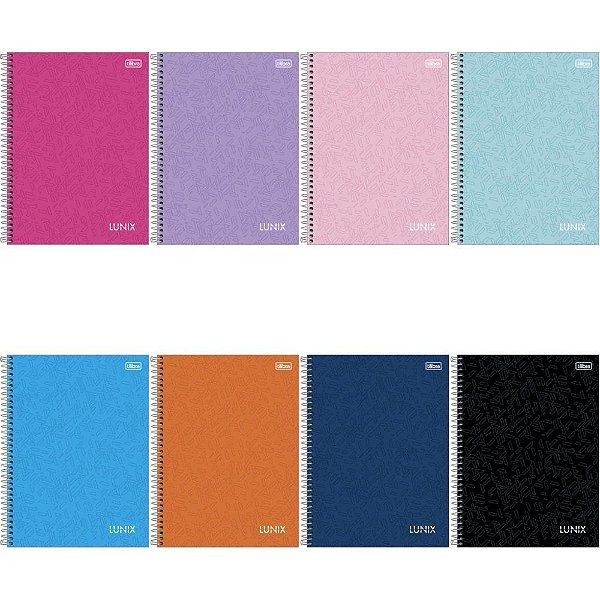 Caderno 20X1 Capa Dura Lunix 320FLS PCT.C/02