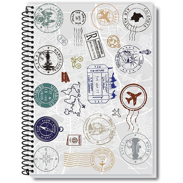 Caderno 10X1 Capa Dura ROX 200FLS. PCT.C/03