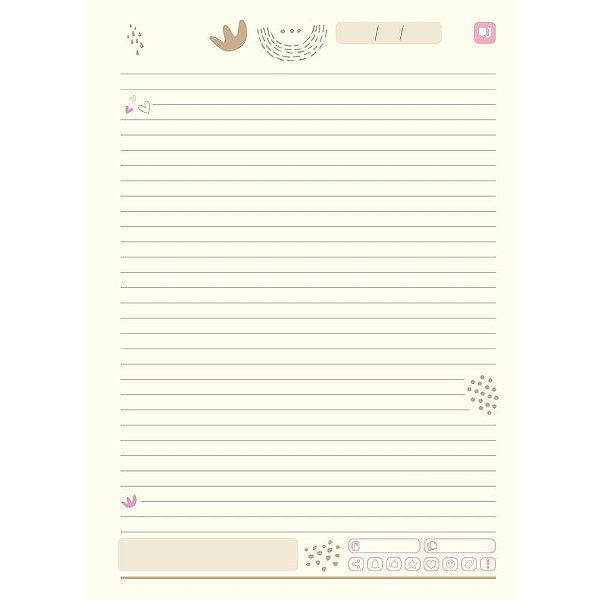 Caderno 10X1 Capa Dura LA Creme 160FLS. PCT.C/04