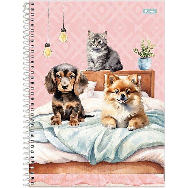 Caderno 10X1 Cp.dura Colegial Furfriends 160F PCT.C/04