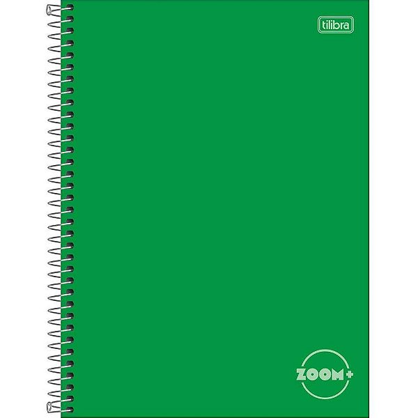 Caderno 01X1 Capa Dura Zoom+ 96 Folhas Verde PCT.C/04