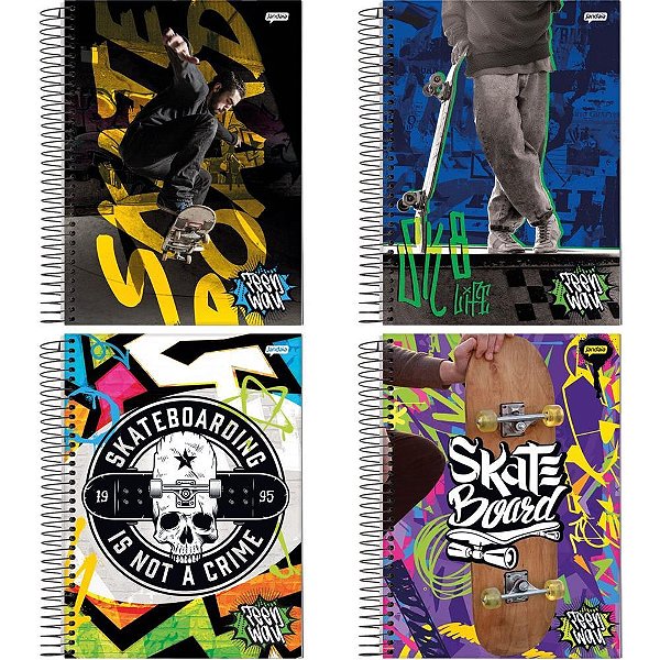 Caderno 01X1 Capa Dura Teen WAY 96FLS. PCT.C/04