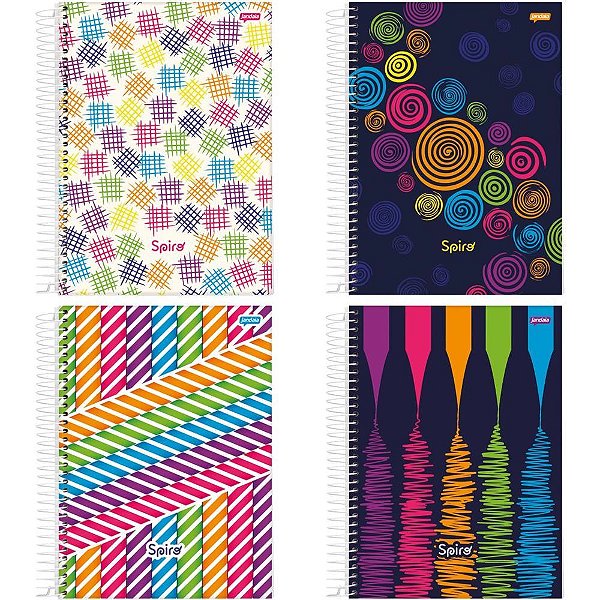Caderno 01X1 Capa Dura Spiro 80FLS. PCT.C/04