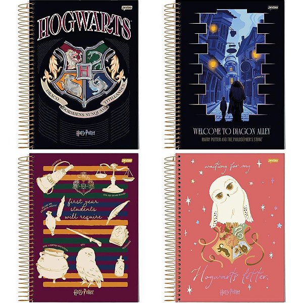 Caderno 01X1 Capa Dura HARRY Potter 96FLS. PCT.C/04