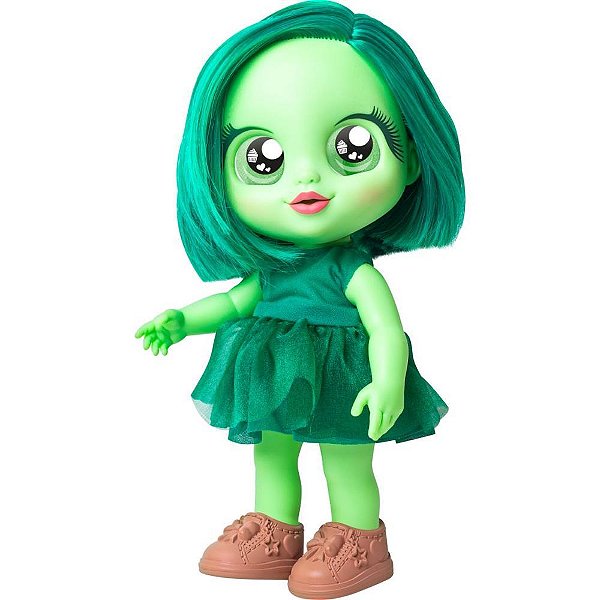 Boneca GLOW GIRLS Verde Olivia