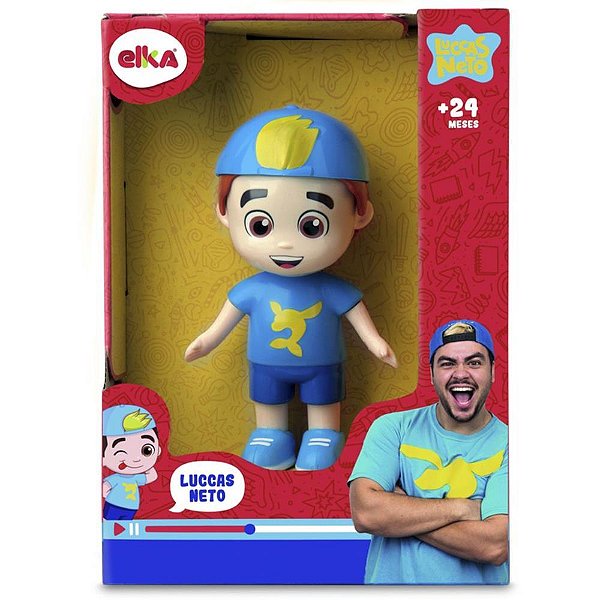 Boneco e Personagem Luccas Neto 15CM.