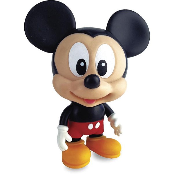 Boneco e Personagem Mickey Vinil Articulado 12CM