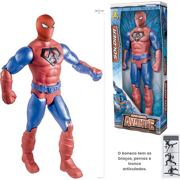Boneco e Personagem Soldier Sup.heroes Avante 40CM
