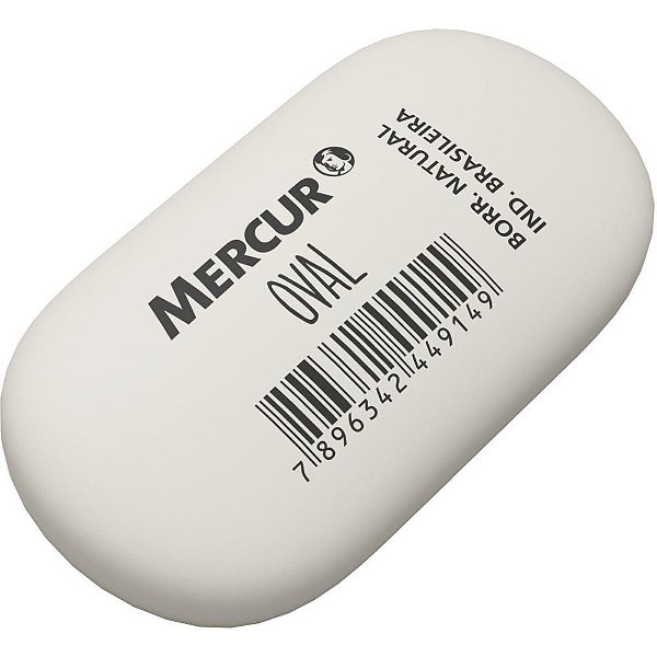 Borracha Branca OVAL Novo Tamanho POTE-18