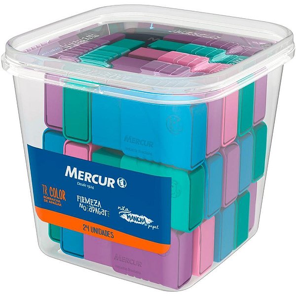 Borracha Colorida TR Color C/CAPA Plastica POTE-24