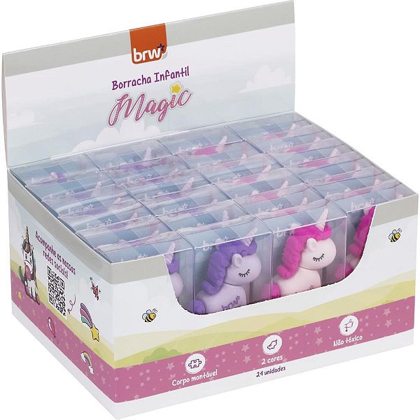 Borracha Decorada Magic Sortido DP.C/24