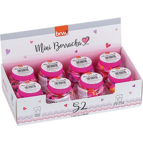 Borracha Decorada S2 Mini 8POTESX24UN. 6MODELOS DP.C/08