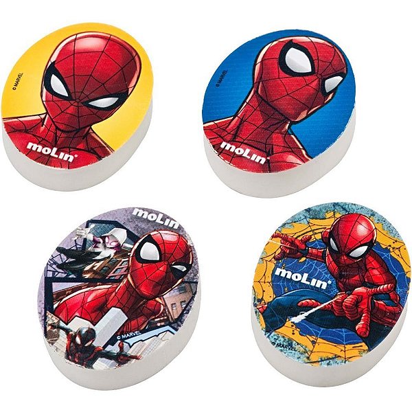 Borracha Decorada Spider MAN 4 Modelos CX.C/20
