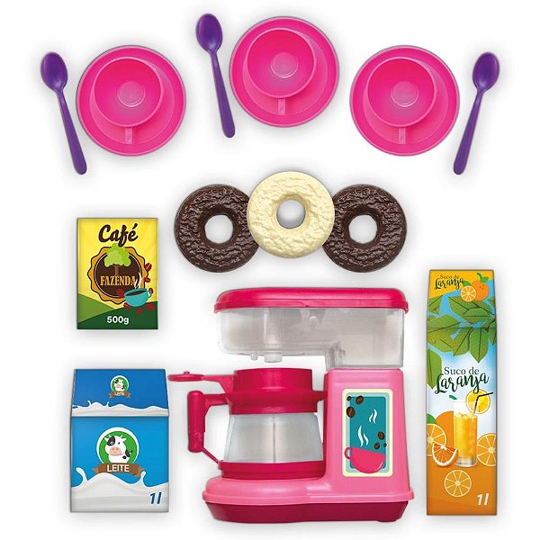Brincando de Casinha Cafeteira Coffe SHOP