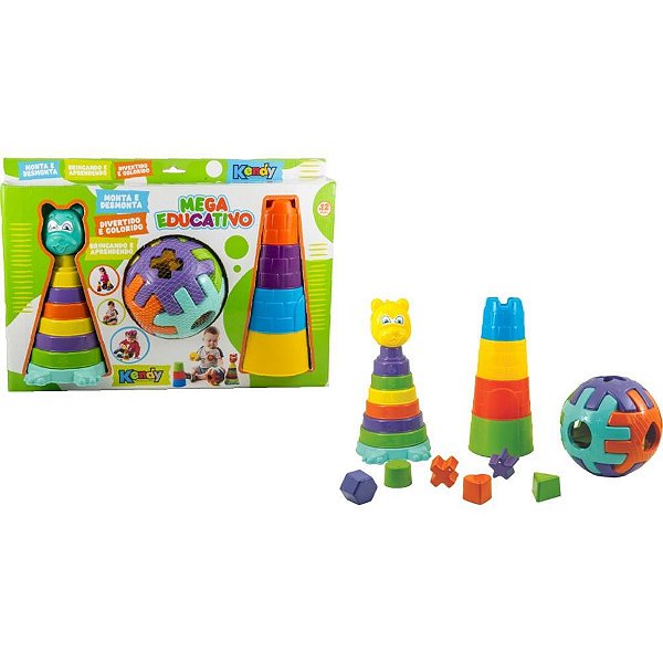Brinquedo Educativo Mega KIT Educativo C/09 Peças