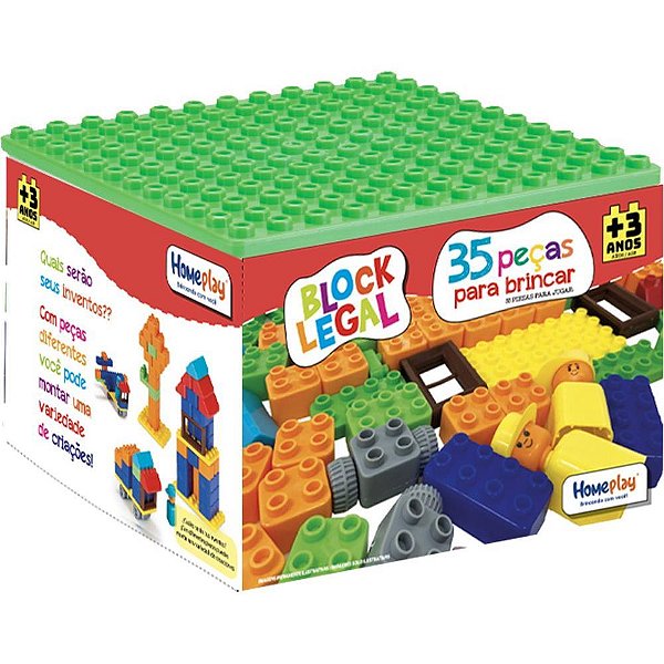 Brinquedo para Montar BLOCK Legal 35 Pecas
