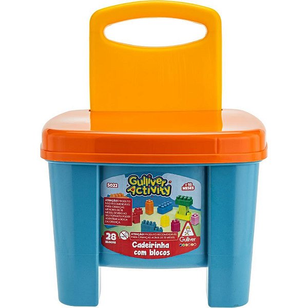 Brinquedo para Montar Cadeira com Blocos 40PEÇAS