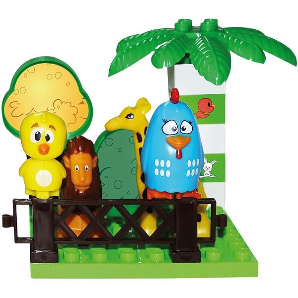 Brinquedo para Montar Galinha Pintadinha Animais FLO