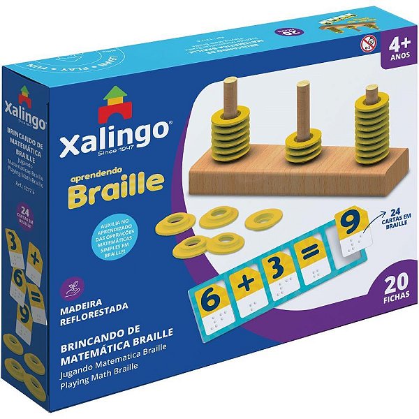 Brinquedo Pedagogico Braille BRINC. de Matematica
