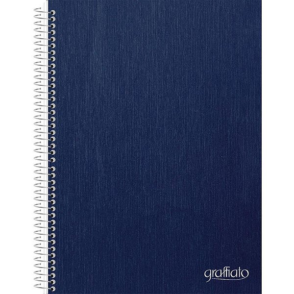 Caderno 01X1 Capa Dura Graffiato Azul 120F PCT.C/04