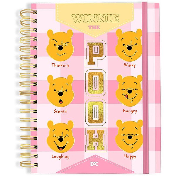 Caderno 01X1 Capa Dura Pooh SMART 80F