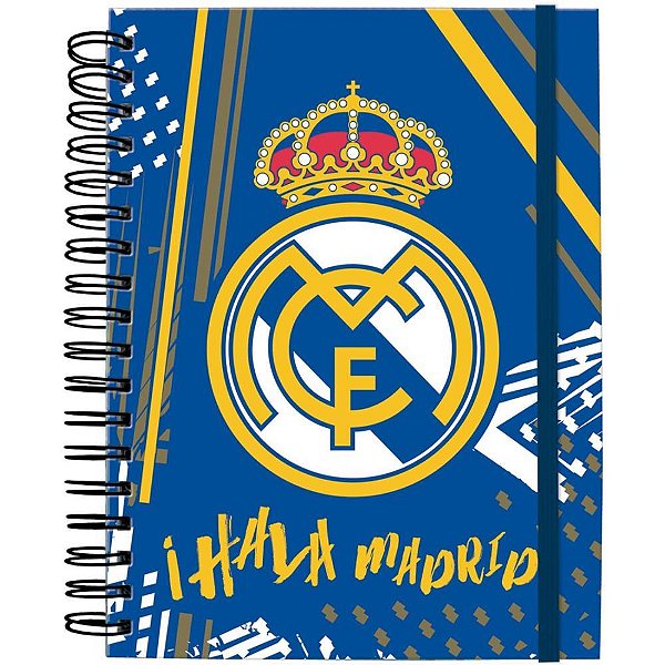 Caderno 01X1 Capa Dura Real Madrid SMART 80F
