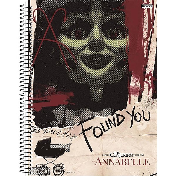 Caderno 10X1 Capa Dura Horror 160F PCT.C/04